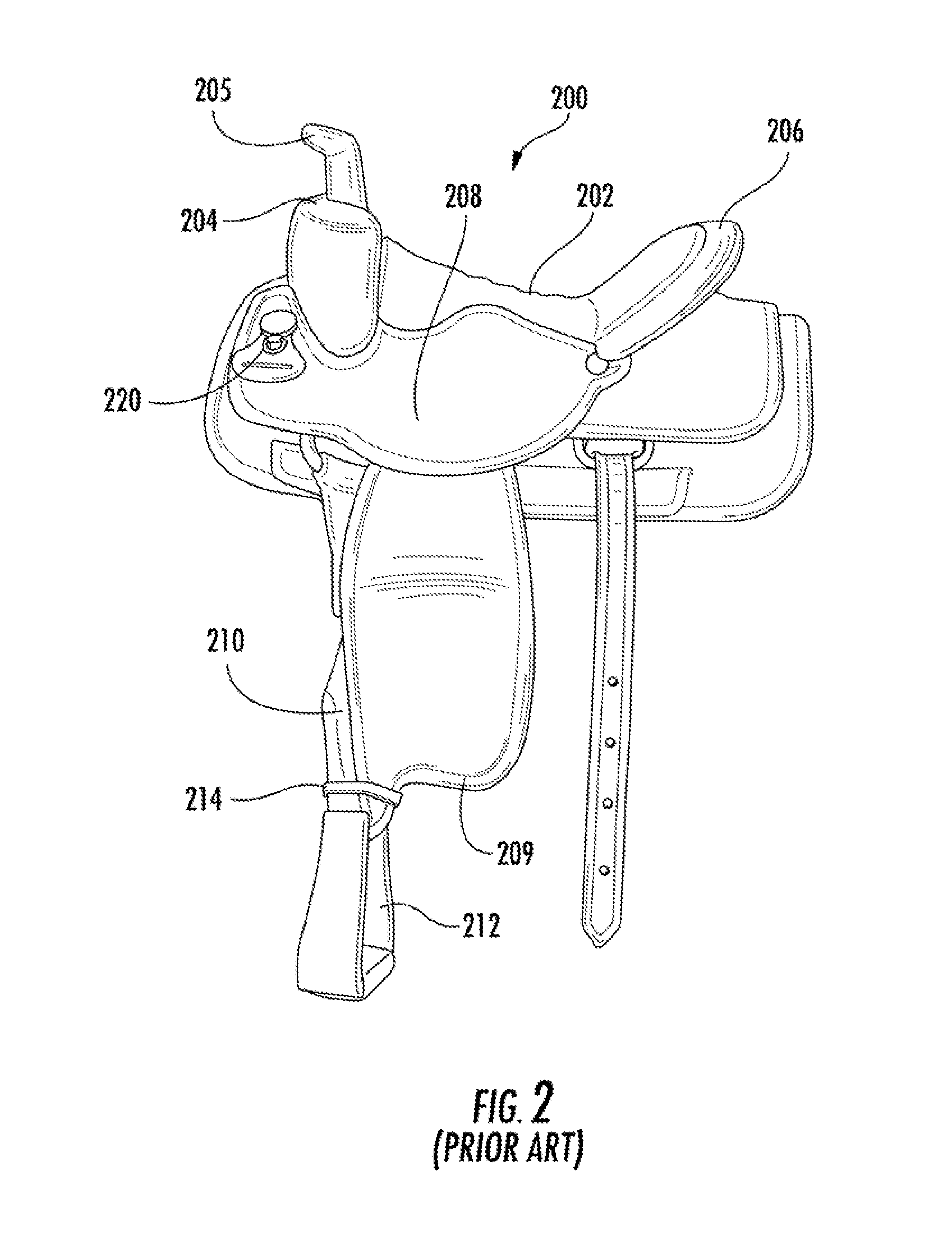 Saddle accessory apparatus