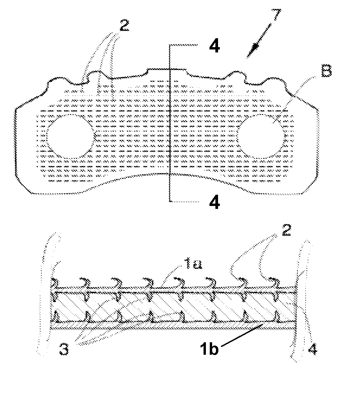 Composite disc brake backing plate