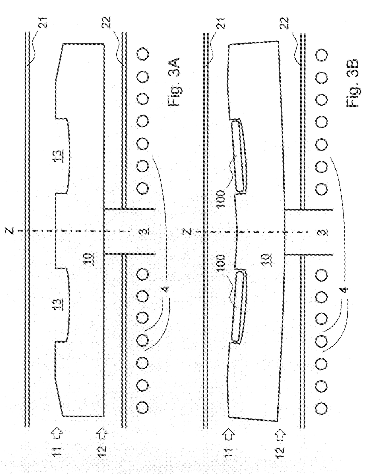 Susceptor with asymmetric recesses, reactor for epitaxial deposition and production method