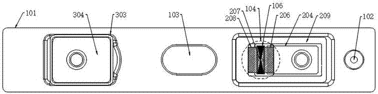 Battery cover plate of external double-fuse protection device