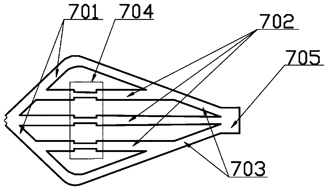 A spindle-shaped passive micro-mixer