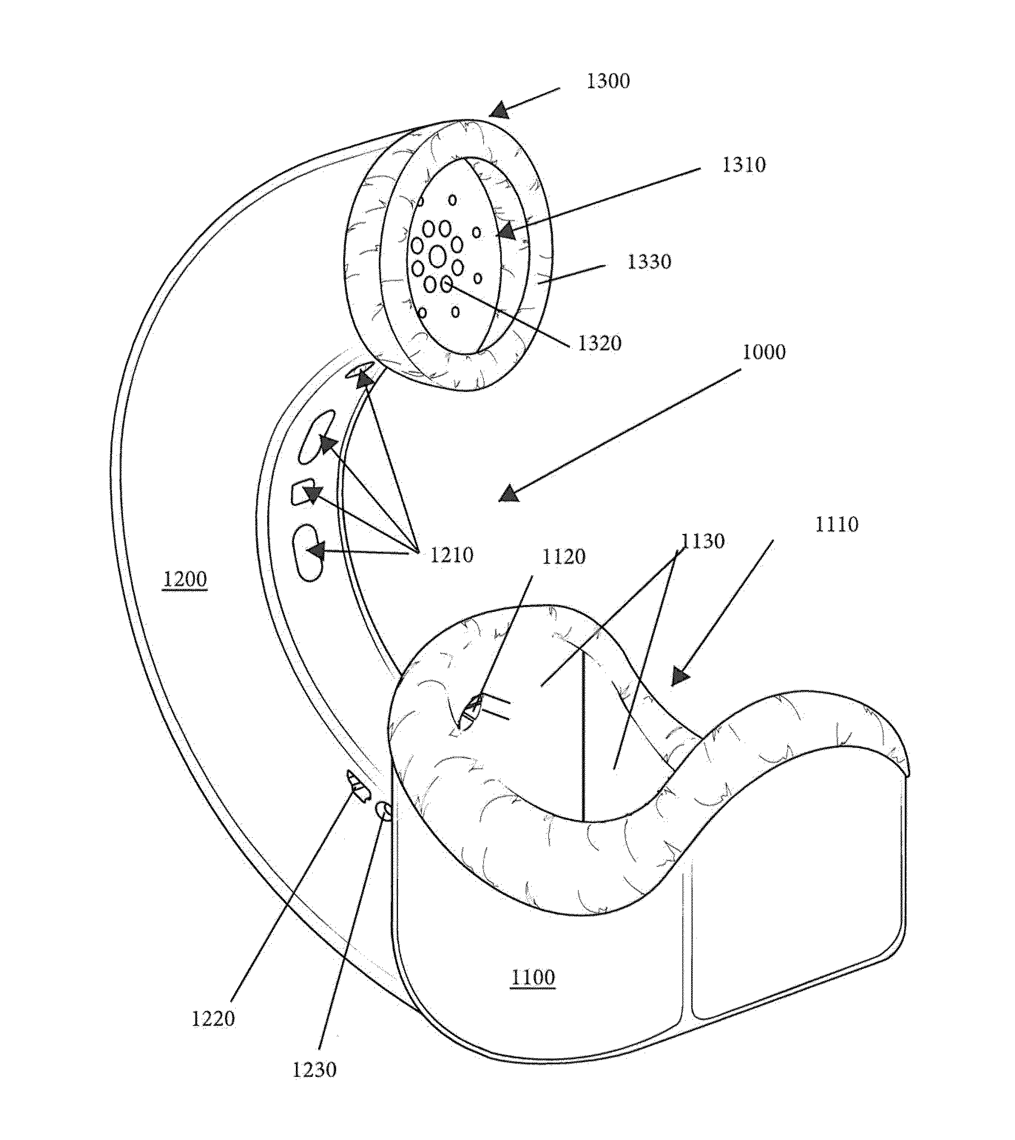 Ergonomic Tubular Anechoic Chambers for Use with a Communication Device and Related Methods