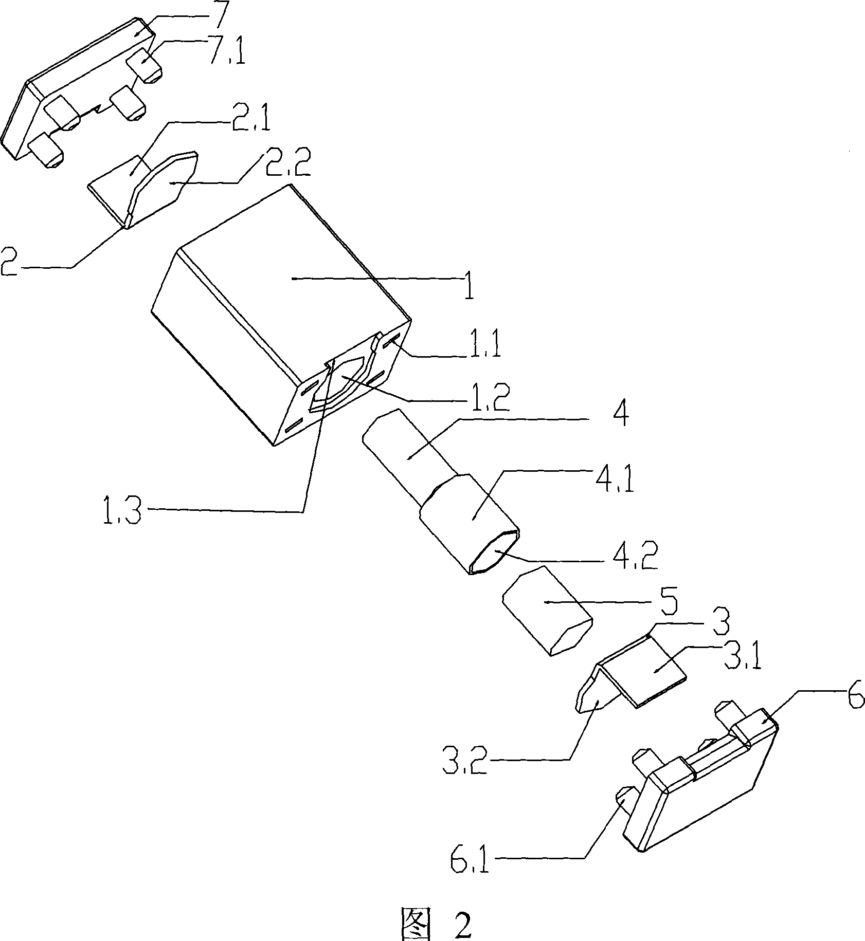 Varistor with novel short-circuit protection device