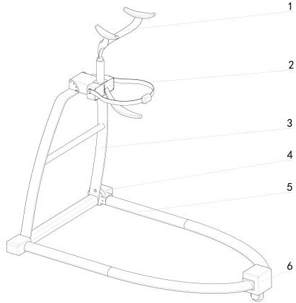 Bionic movement walking aid robot