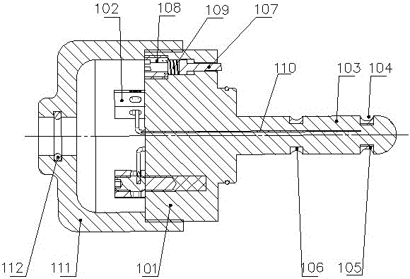 Single-direction plug and socket connection assembly