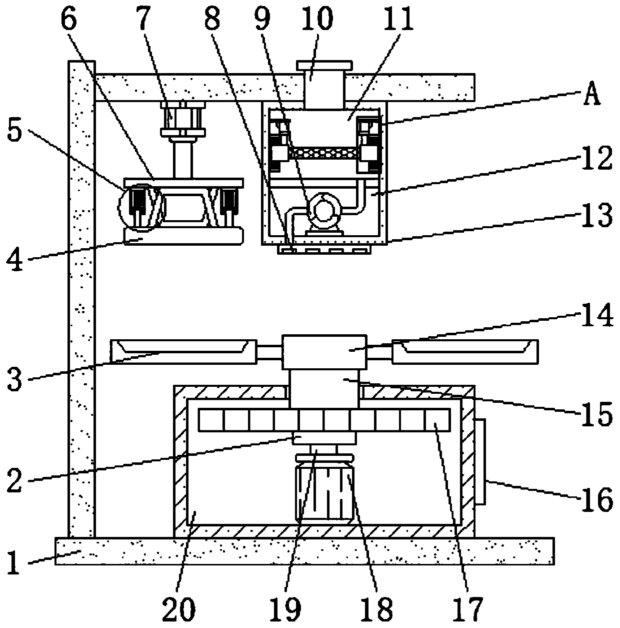 Labeling machine for sock processing