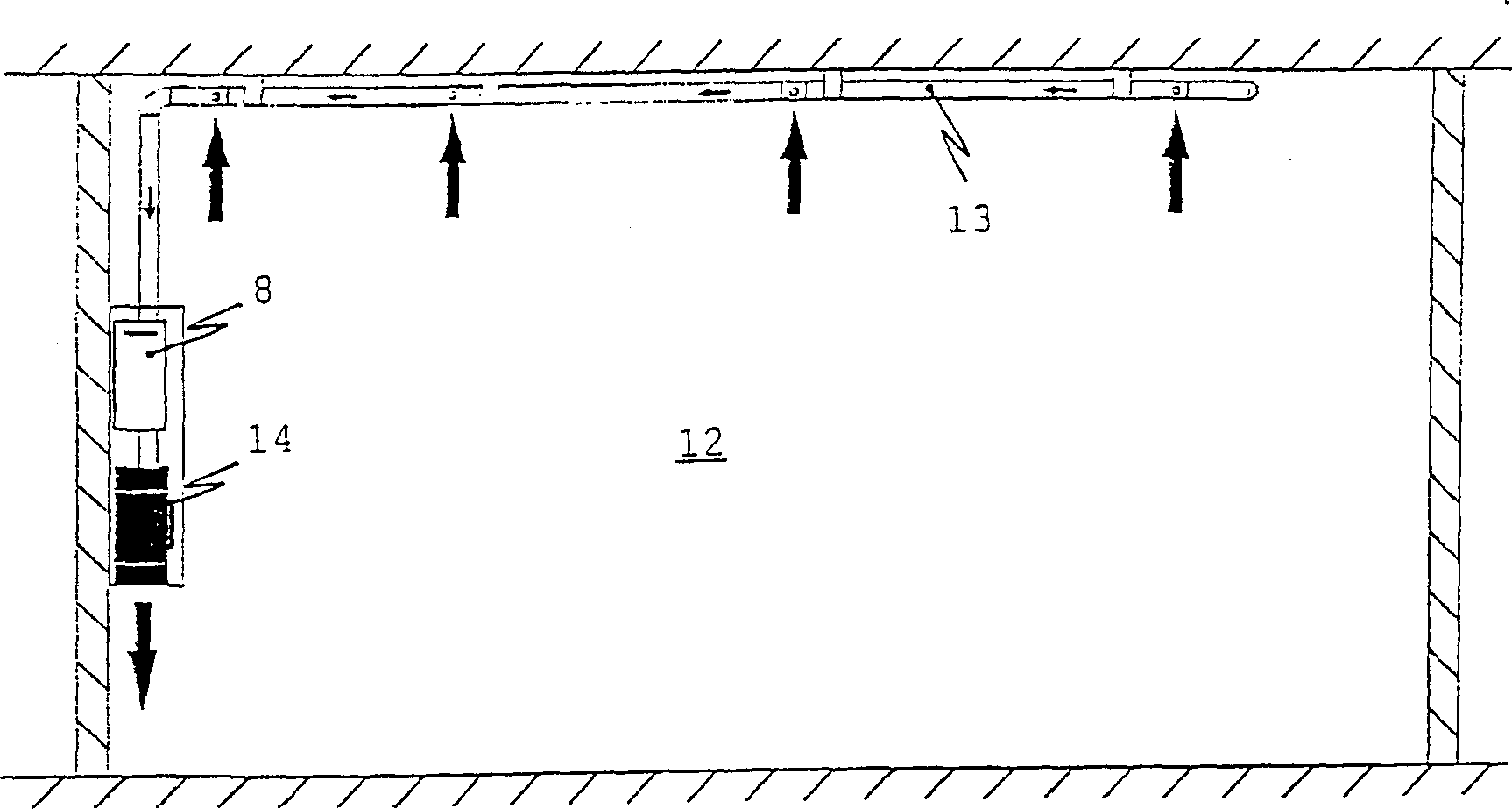 Device for the determination of flow parameters for a fluid and method for operating such a device
