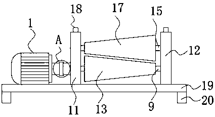 Cone drum rounding machine