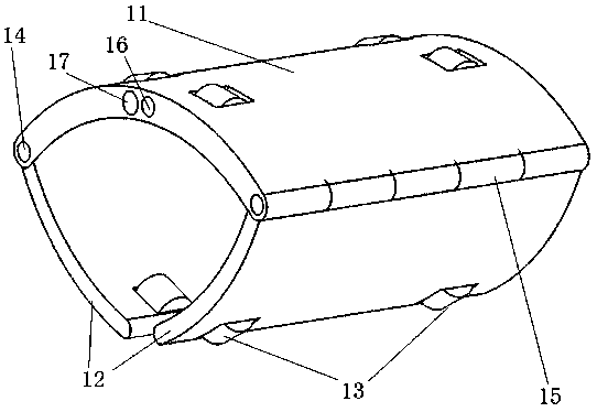 Novel cable sheath insulation fault positioning probe and device