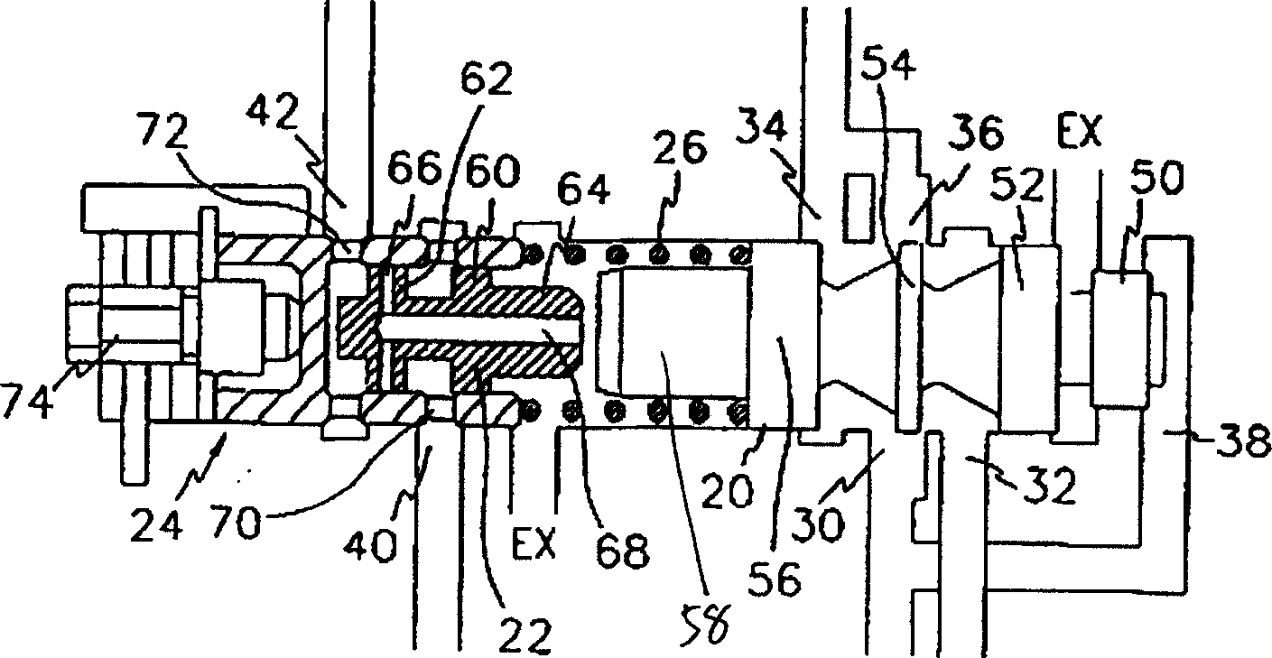 Pipeline pressure control system of automatic speed-transformation