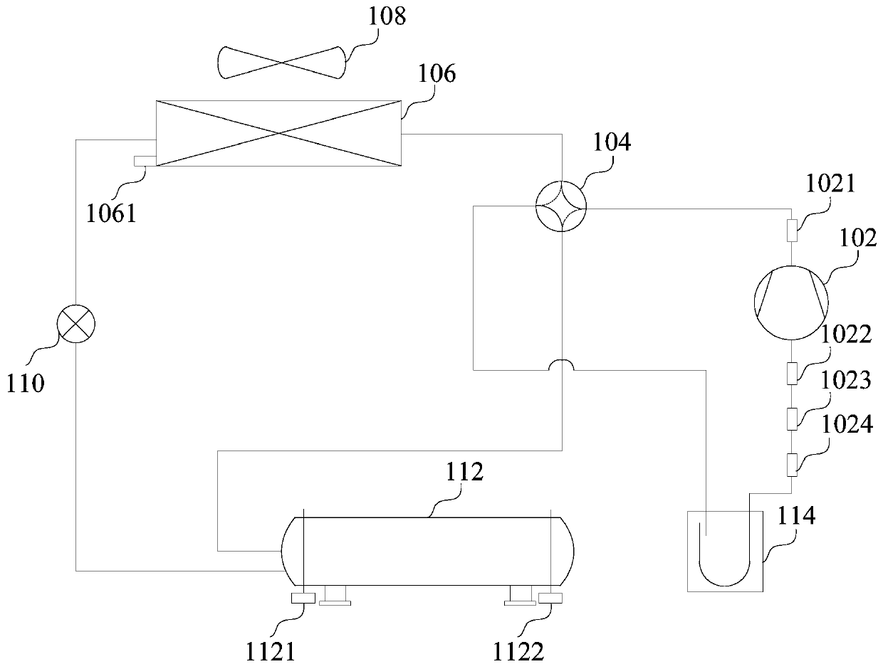 Low pressure control method, device, heat pump system and storage medium of chiller and hot water unit