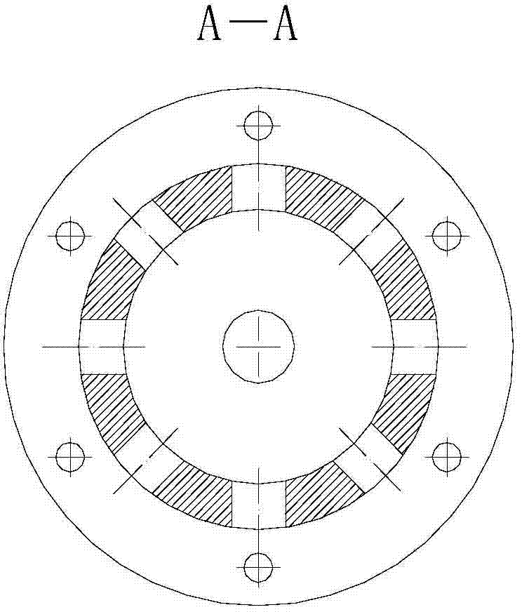 Multichannel injection type fracturing liquid mixing and blending device