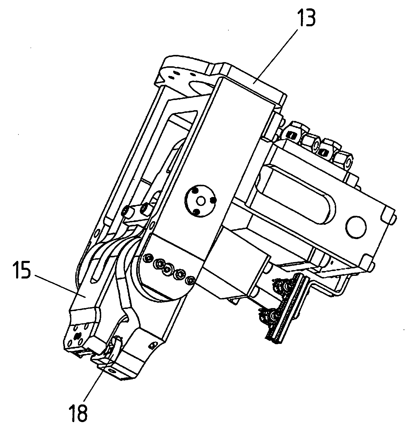 Apparatus and method of perforating a component
