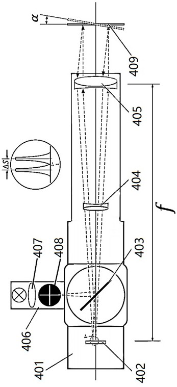 Electronic internal focusing collimator