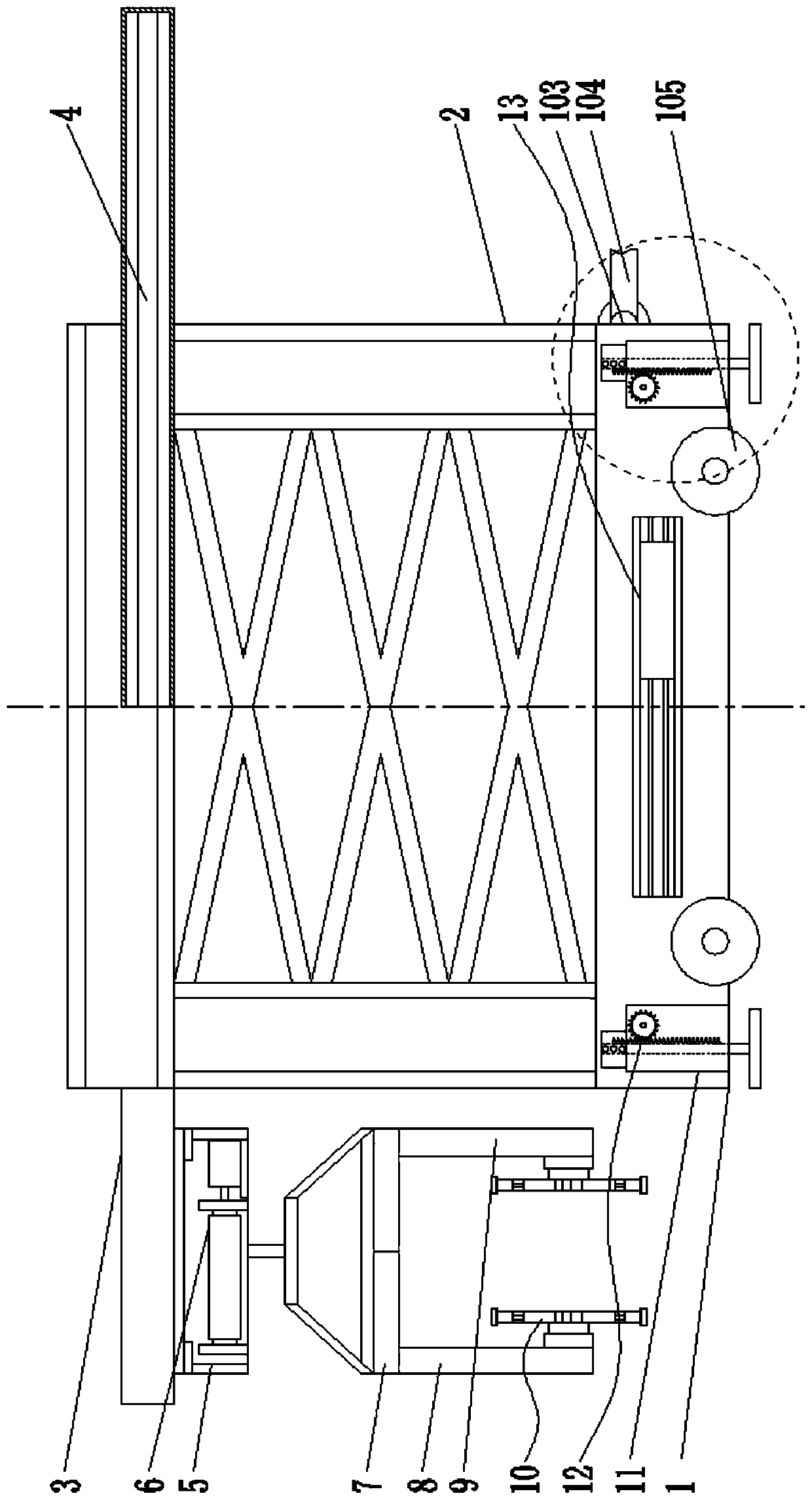 A kind of cement culvert pipe laying method for construction engineering