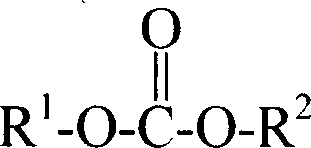 Application of alkyl carbonate as industrial solvent