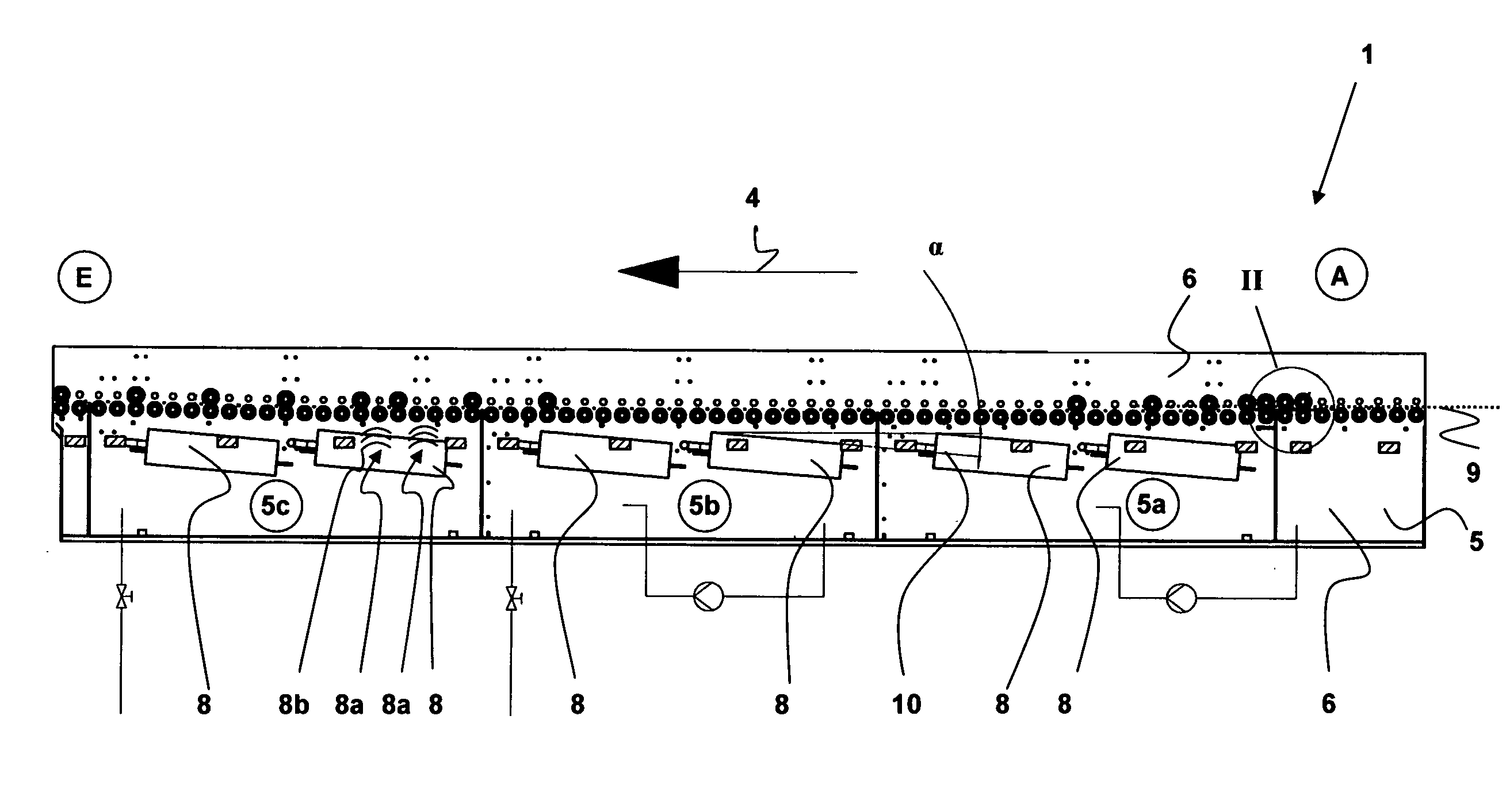 Method and Apparatus for the Treatment of Objects, in Particular for the Cleaning of Semiconductor Elements