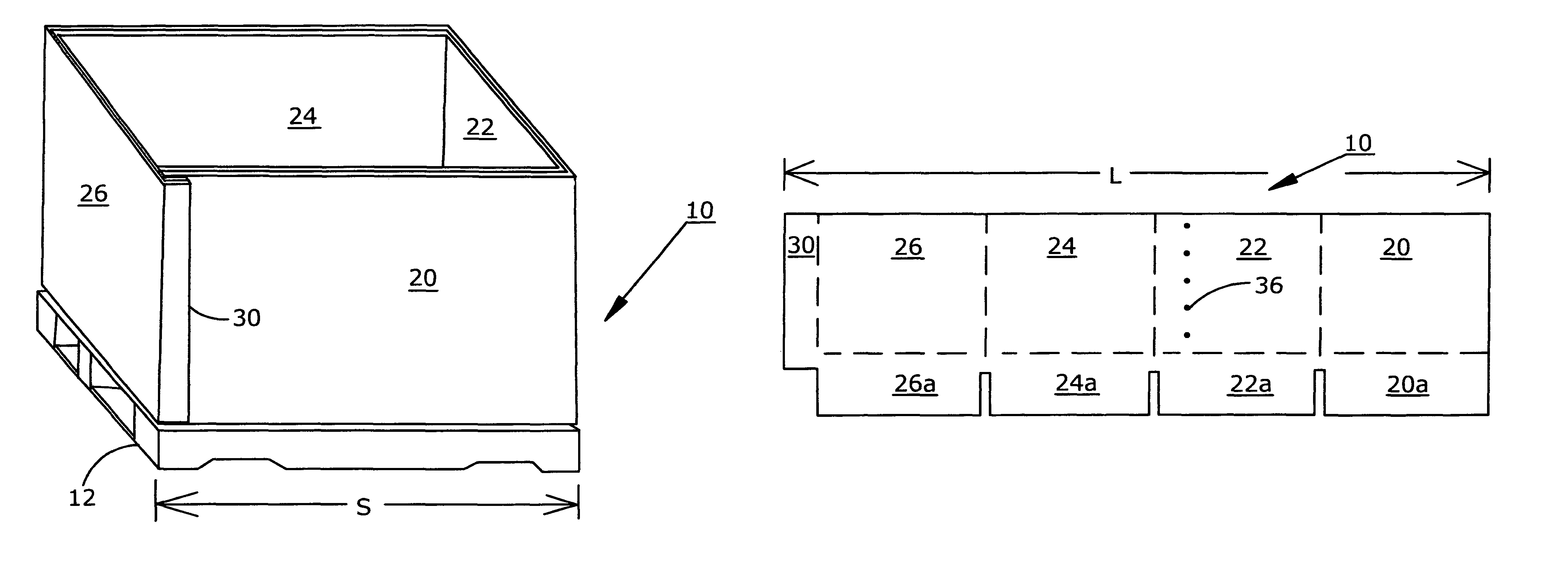 Bulk bin shipping containers