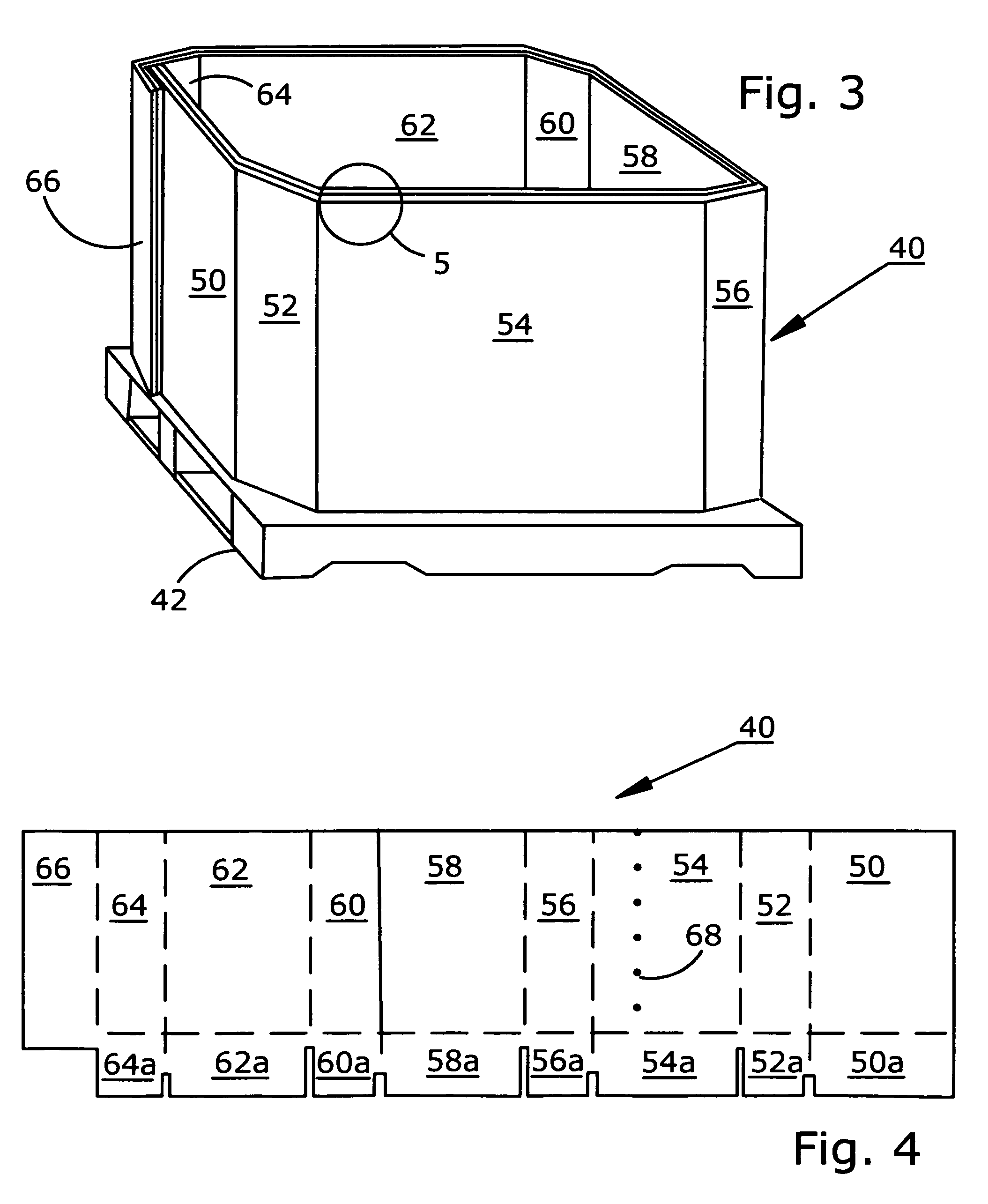 Bulk bin shipping containers