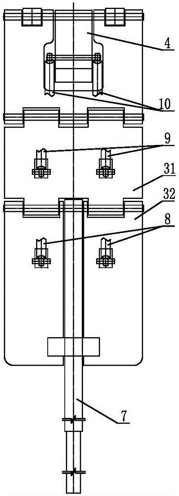 Large mining height triangular hydraulic support