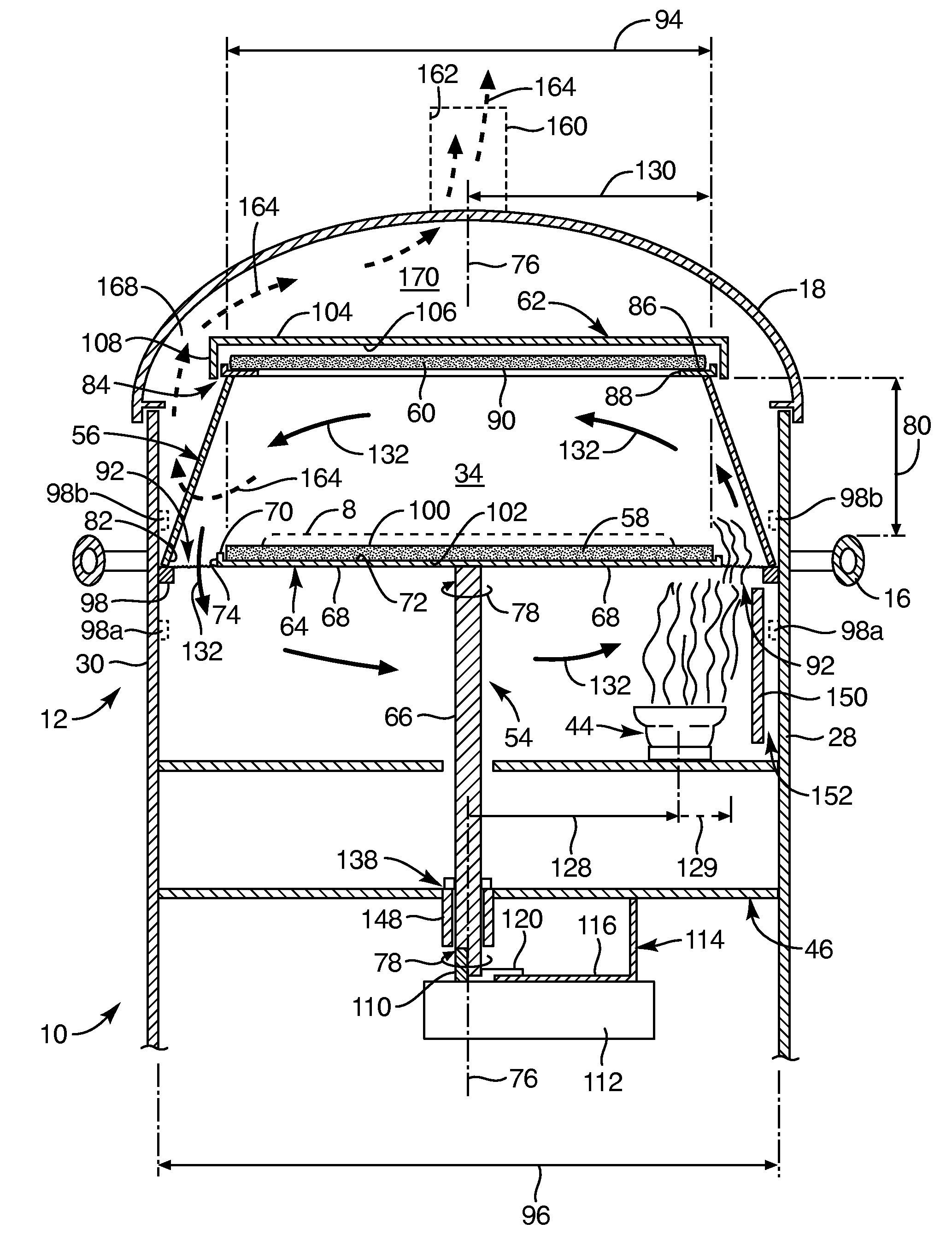 System, device, and method for baking a food product