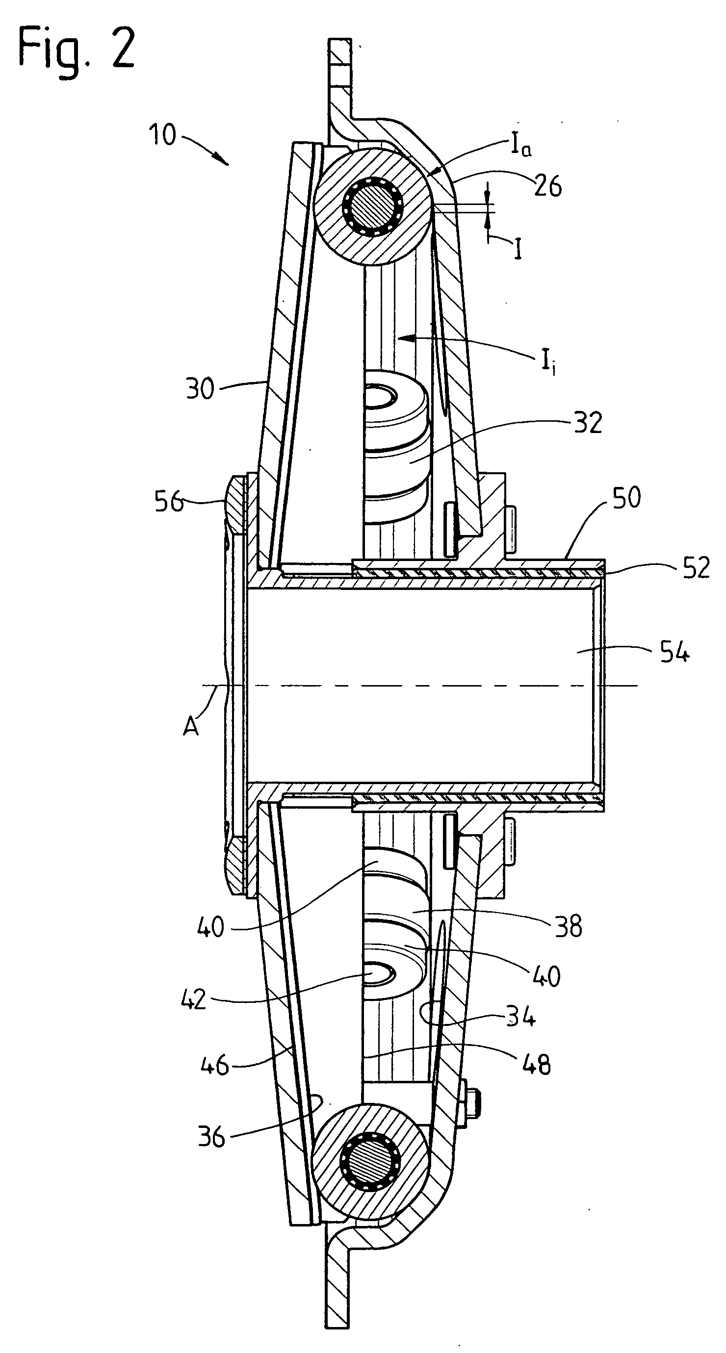 Arrangement for generating actuation force in a centrifugal clutch