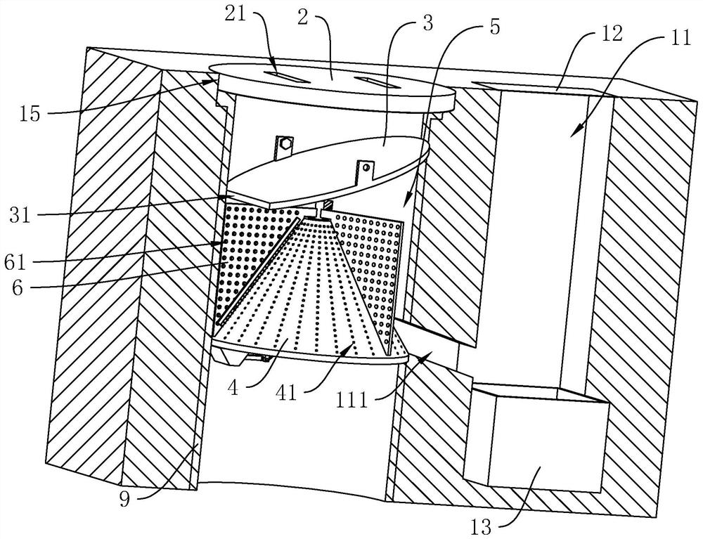 Municipal engineering drainage structure