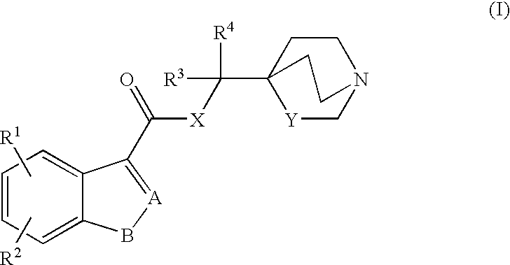 4-substituted quinuclidine derivatives, methods of production, and pharmaceutical uses thereof