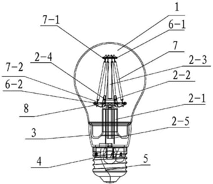 LED (light-emitting diode) bulb