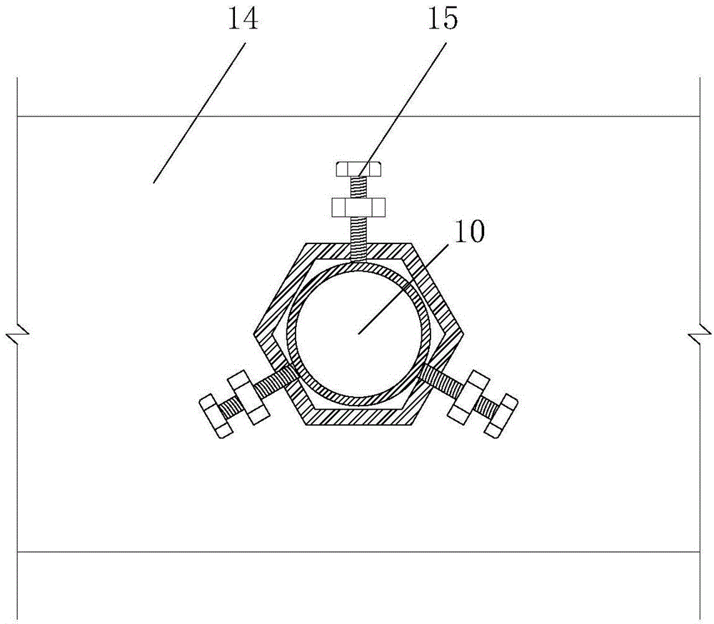 Construction method for raft plate basic high-precision overall pre-embedded large-diameter bolt group structure