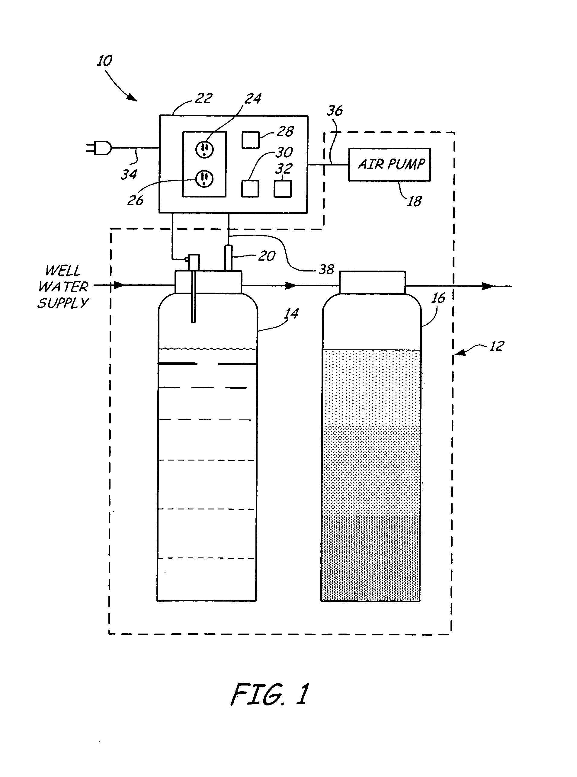 Iron and hydrogen sulfide removal apparatus