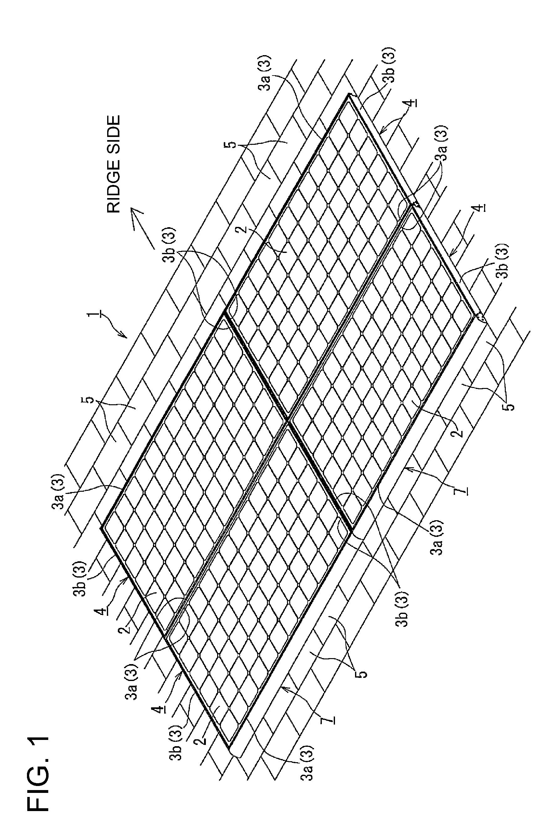 Connecting member for installing photovoltaic cell module
