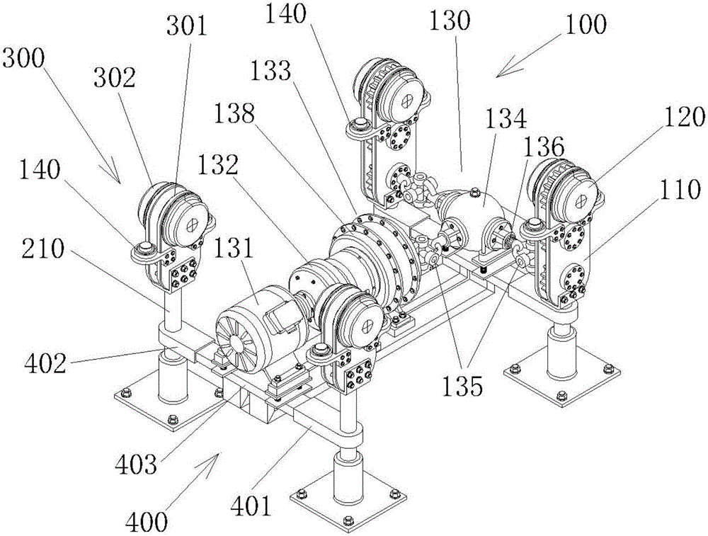 Electric car driving and hanging device