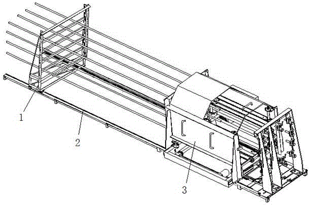 Variable spiral continuous stirrup reinforcement frame forming machine main reinforcement bracket