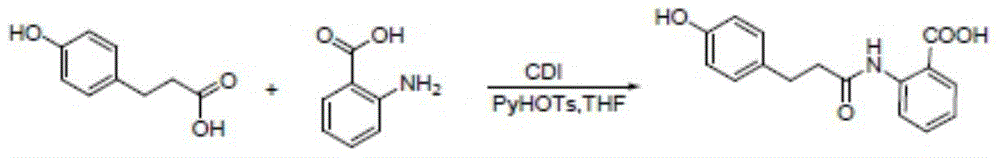A kind of dihydroovenalyl anthranilic acid D synthetic method