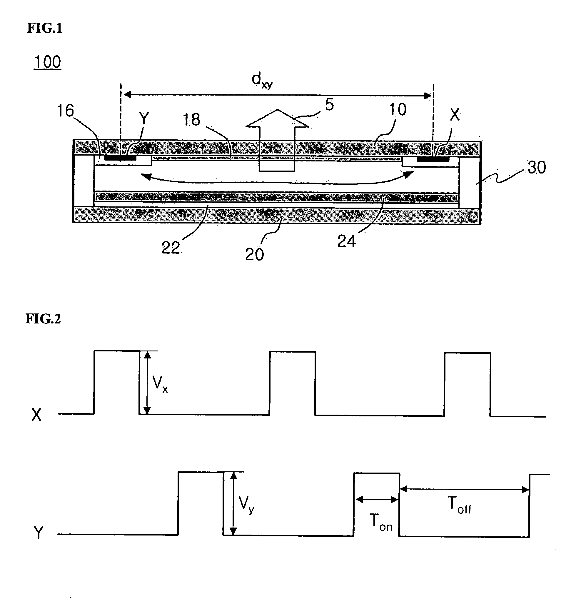 High efficiency mercury-free flat light source structure, flat light source apparatus and driving method thereof