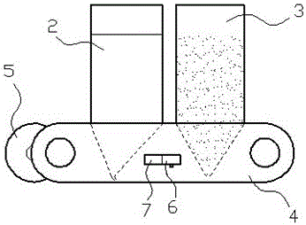 Improved self-service road marking machine