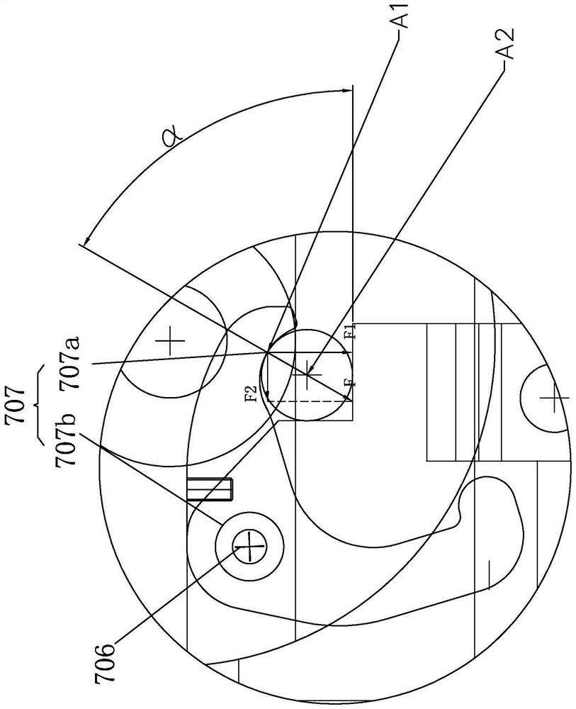 Cutting clamping mechanism and cutting system provided with same