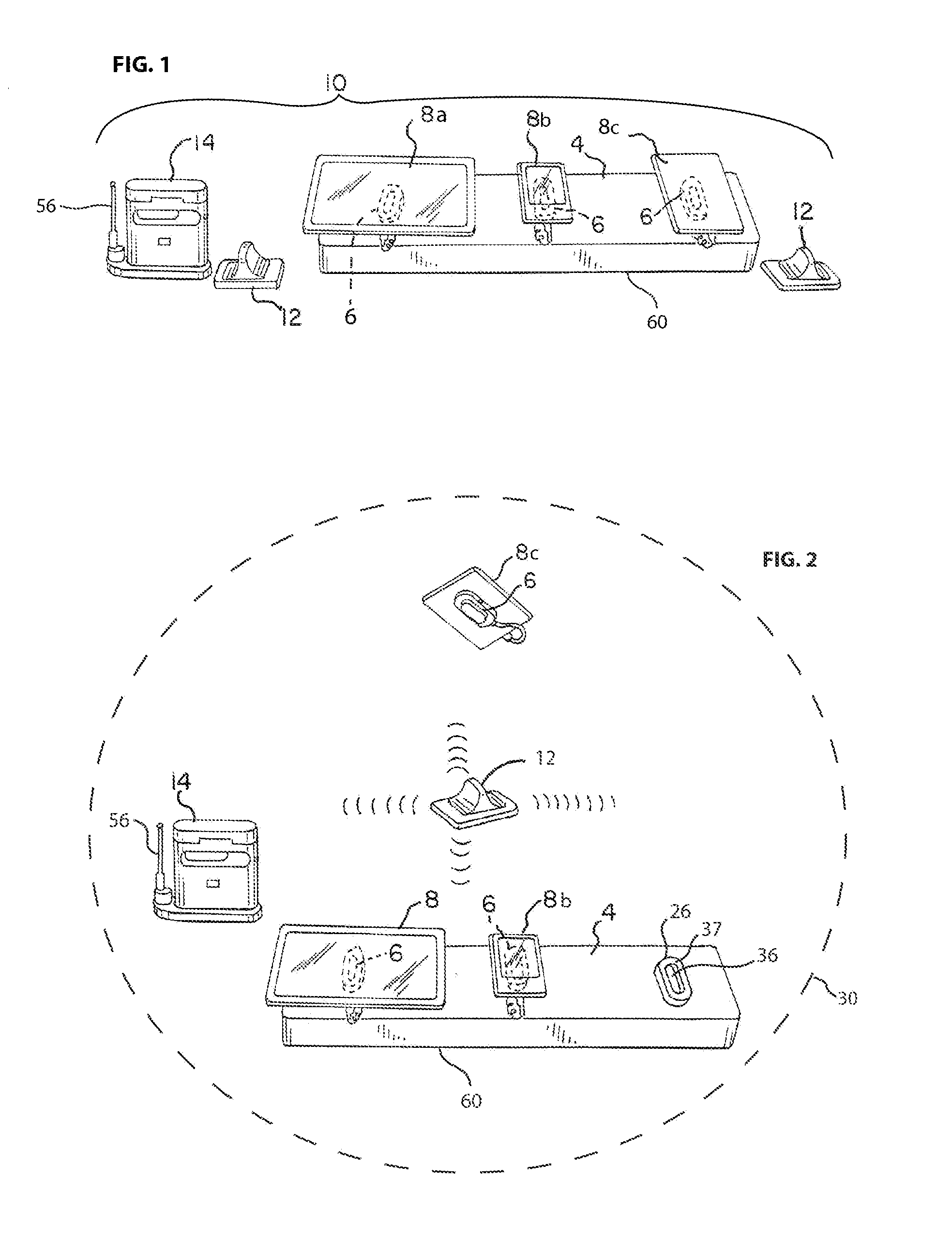 Apparatus, system and method for monitoring a device within a zone