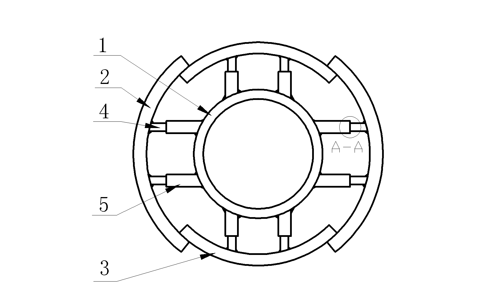 Casting method for thin-wall annular cast