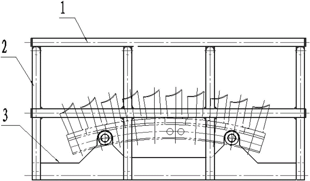 Paint layer vibration polishing protection clamp for vane fan-shaped assemblies