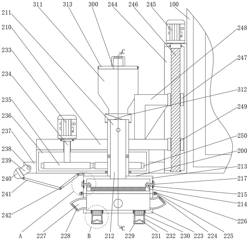 External auxiliary steering device for sprinkler head of unmanned cleaning vehicle and use method of external auxiliary steering device