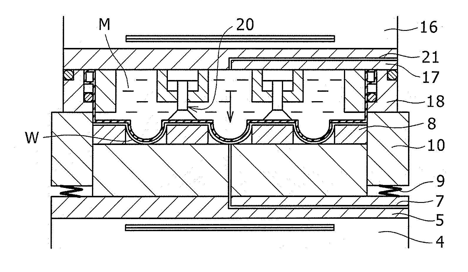 Hot press apparatus and a hot press method for thin plate-like workpieces