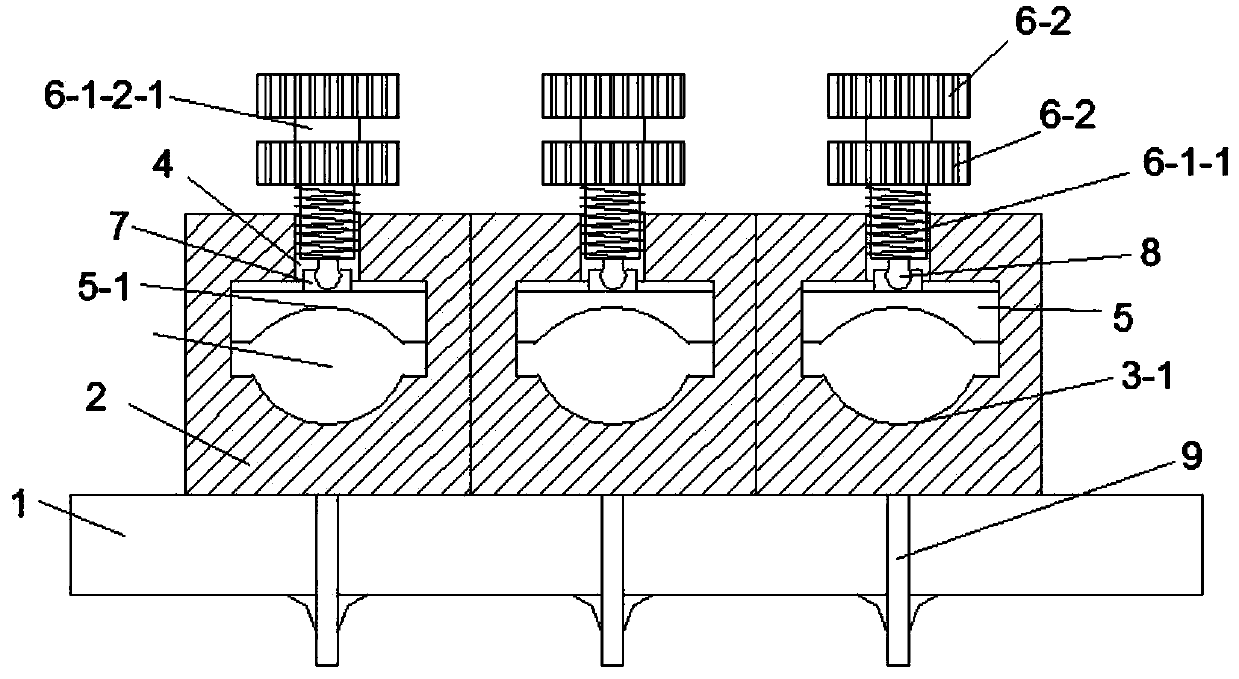 Cable temporary joint structure for test device