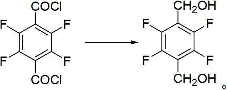 Preparation method of 2,3,5,6-tetrafluoro-1,4-benzenedimethanol