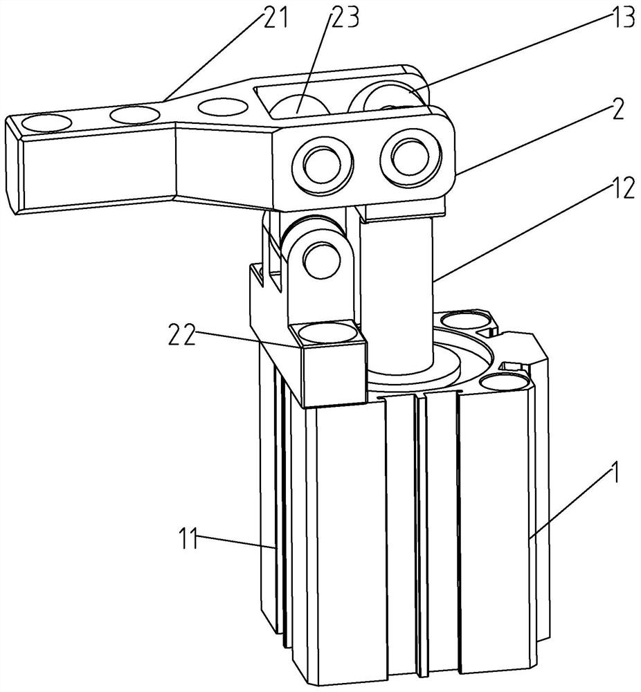 Rapid press-fitting locking mechanism
