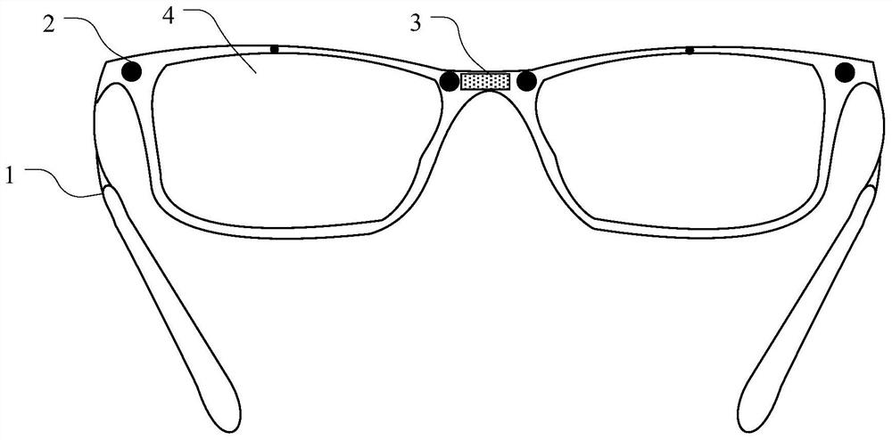 Automatic dimming glasses and control method thereof