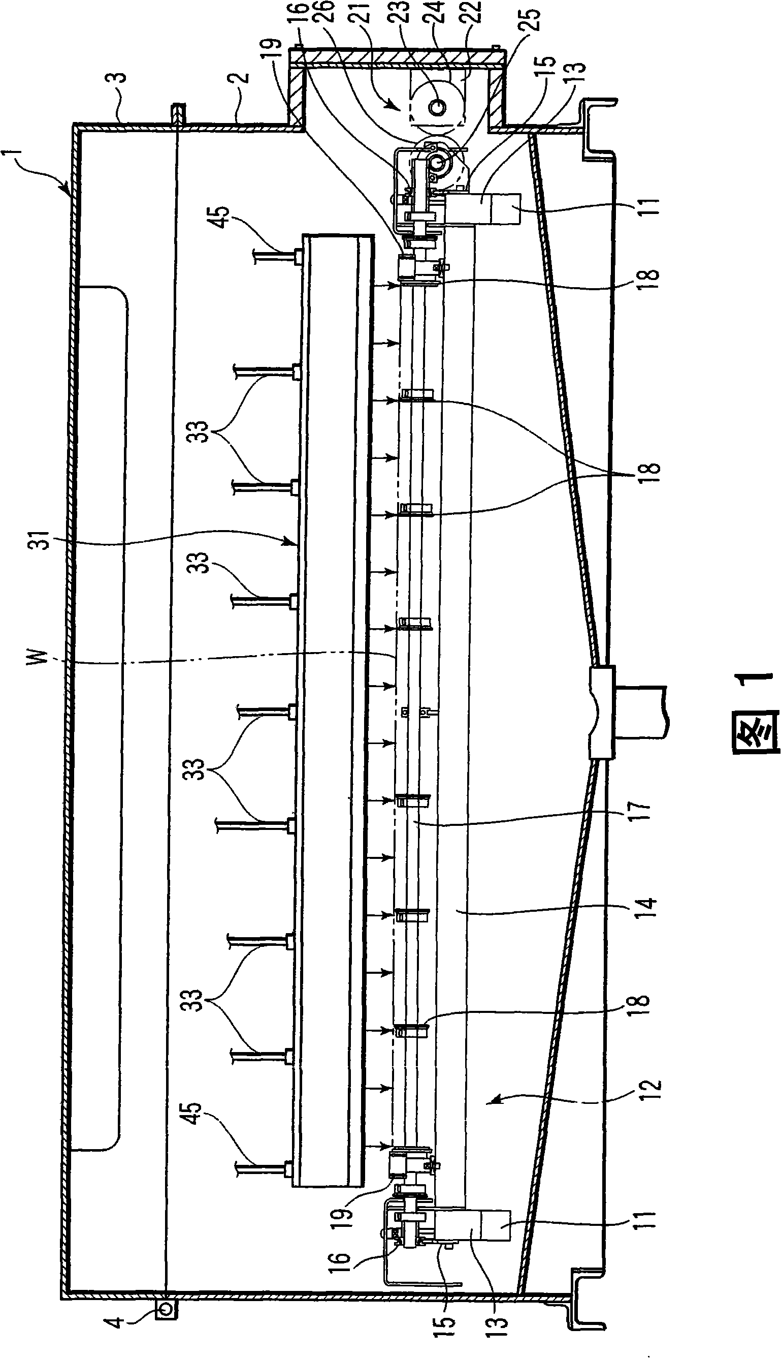 Apparatus for treating substrates