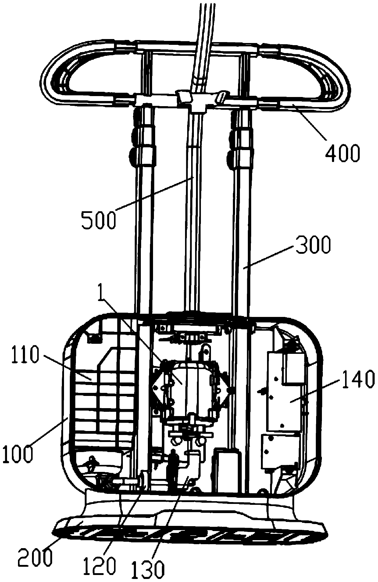 Garment steamer with automatic descaling function and descaling method thereof