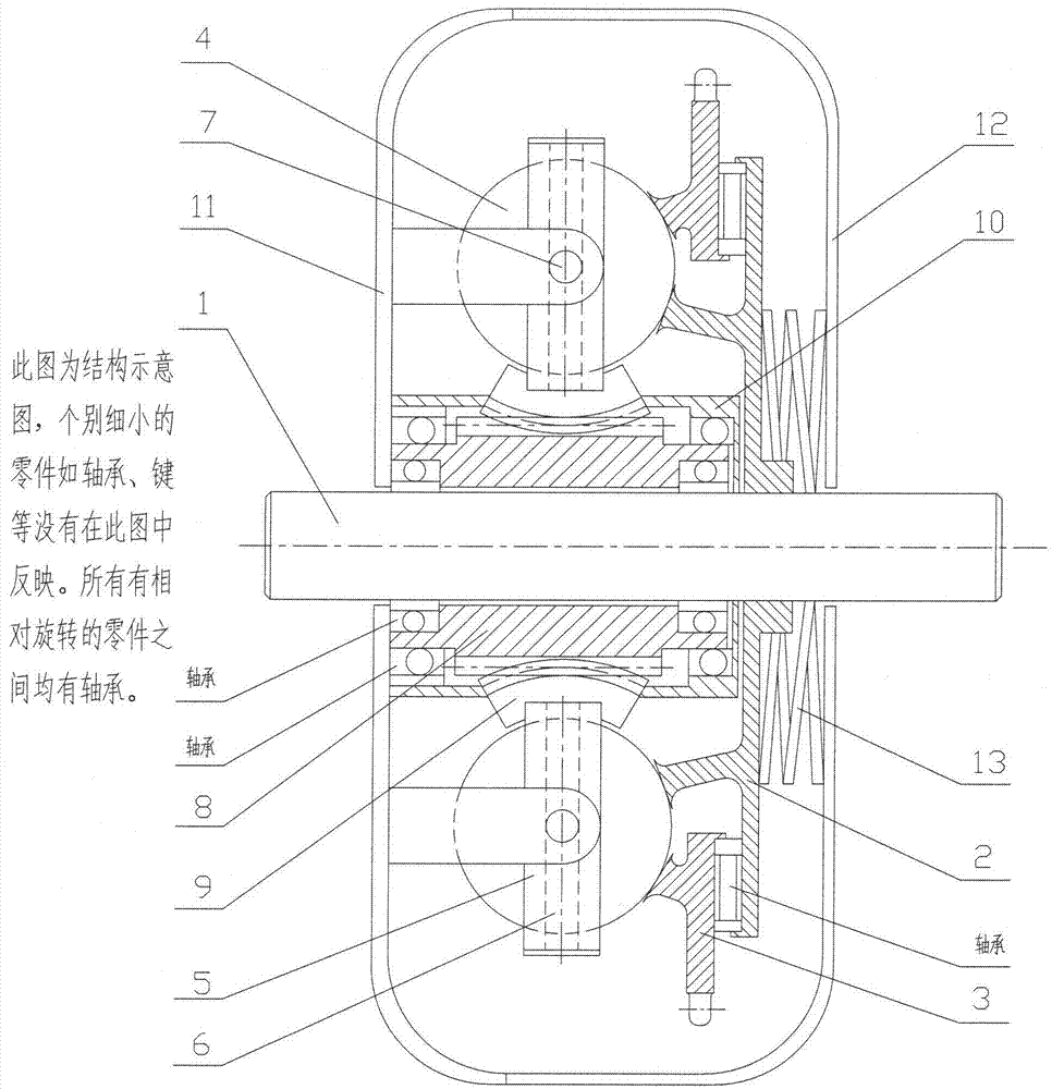 Mechanical continuously variable transmission for bicycles